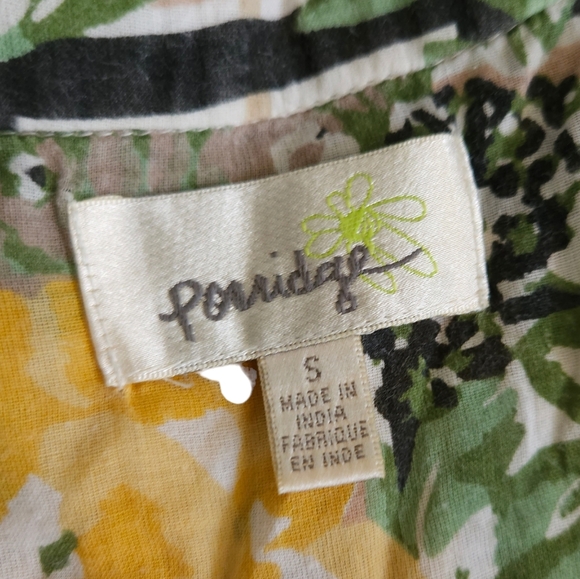 Anthropologie Porridge Arboretum Rose Trellis Floral Sleeveless Dress - Picture 7 of 7